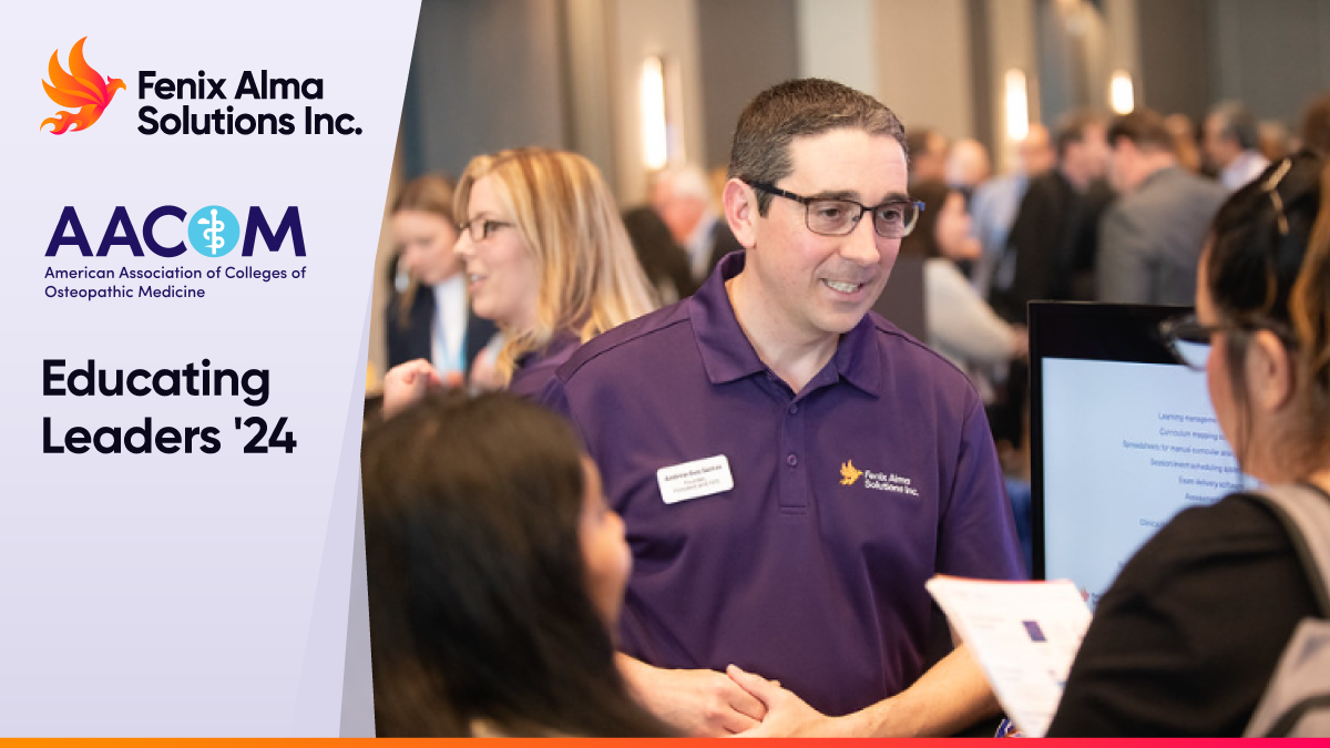 Andrew and Candace at AACOM Educating Leaders 2024 Conference